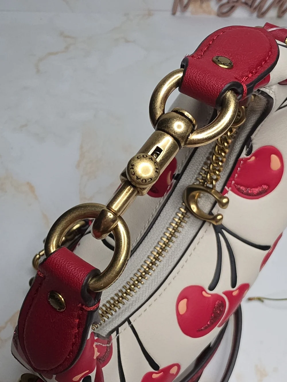 COACH Jonie Bag With Cherry Print Crossbody New